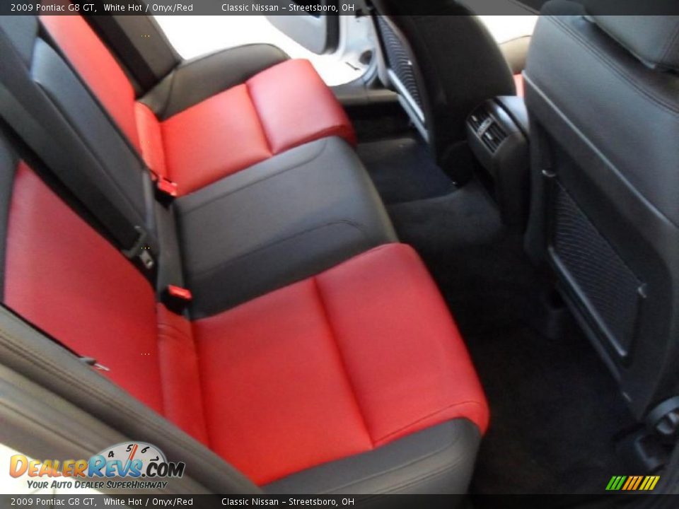 Onyx/Red Interior - 2009 Pontiac G8 GT Photo #24