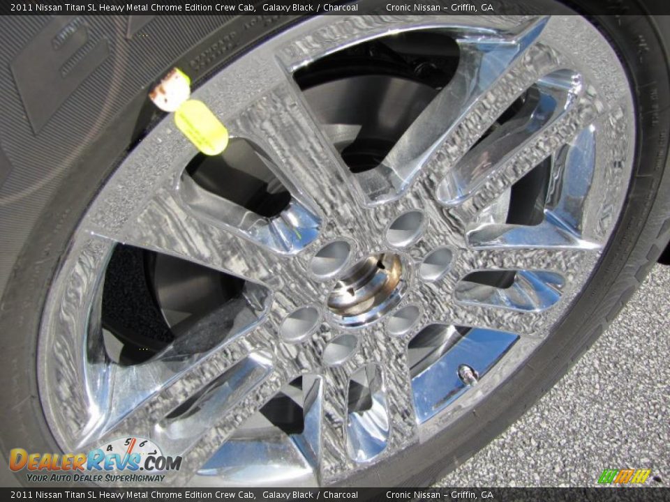 2011 Nissan Titan SL Heavy Metal Chrome Edition Crew Cab Wheel Photo #8