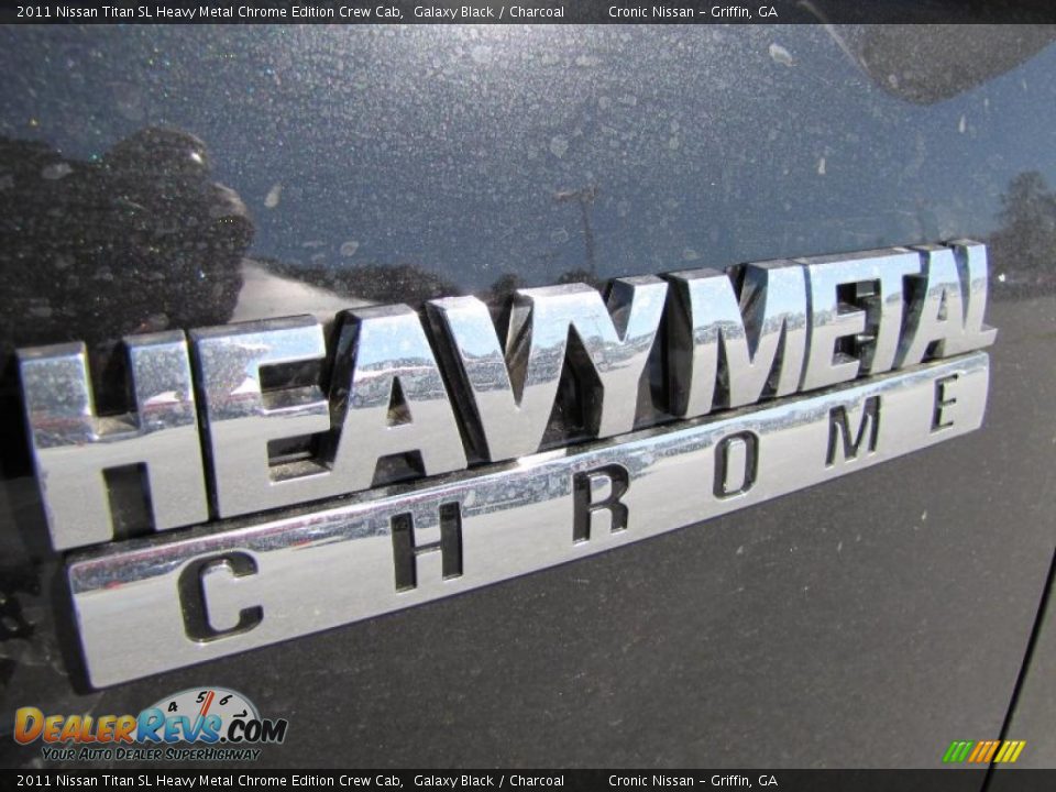 2011 Nissan Titan SL Heavy Metal Chrome Edition Crew Cab Logo Photo #9