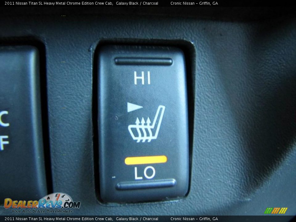 Controls of 2011 Nissan Titan SL Heavy Metal Chrome Edition Crew Cab Photo #16