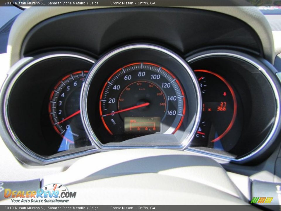 2010 Nissan Murano SL Saharan Stone Metallic / Beige Photo #14