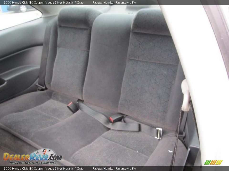 Gray Interior - 2000 Honda Civic EX Coupe Photo #17