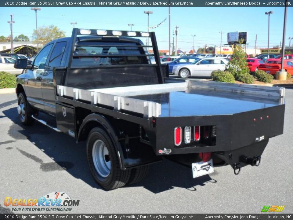 2010 Dodge Ram 3500 SLT Crew Cab 4x4 Chassis Mineral Gray Metallic / Dark Slate/Medium Graystone Photo #3
