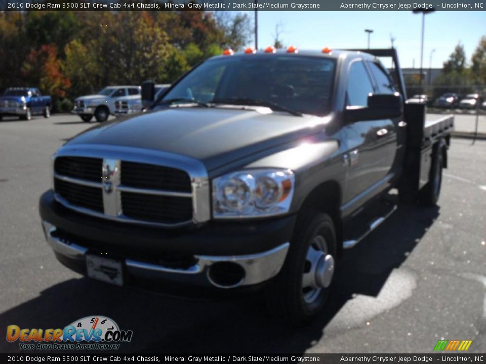 2010 Dodge Ram 3500 SLT Crew Cab 4x4 Chassis Mineral Gray Metallic / Dark Slate/Medium Graystone Photo #6
