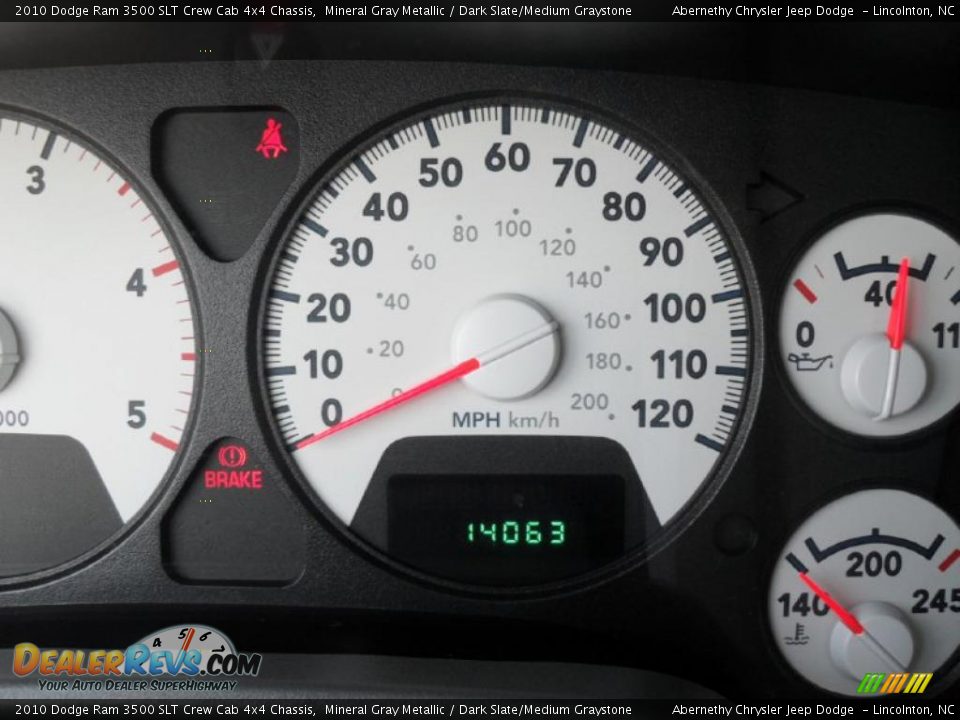 2010 Dodge Ram 3500 SLT Crew Cab 4x4 Chassis Mineral Gray Metallic / Dark Slate/Medium Graystone Photo #13