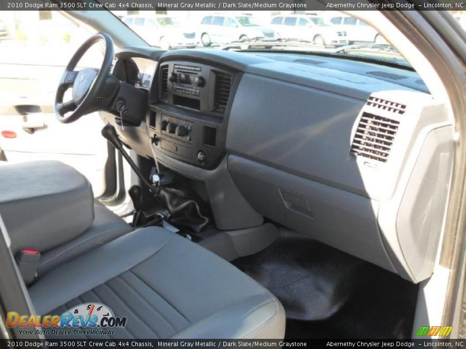 2010 Dodge Ram 3500 SLT Crew Cab 4x4 Chassis Mineral Gray Metallic / Dark Slate/Medium Graystone Photo #21