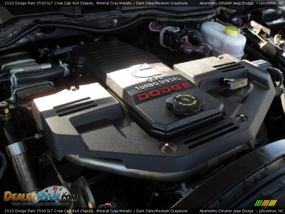2010 Dodge Ram 3500 SLT Crew Cab 4x4 Chassis Mineral Gray Metallic / Dark Slate/Medium Graystone Photo #27