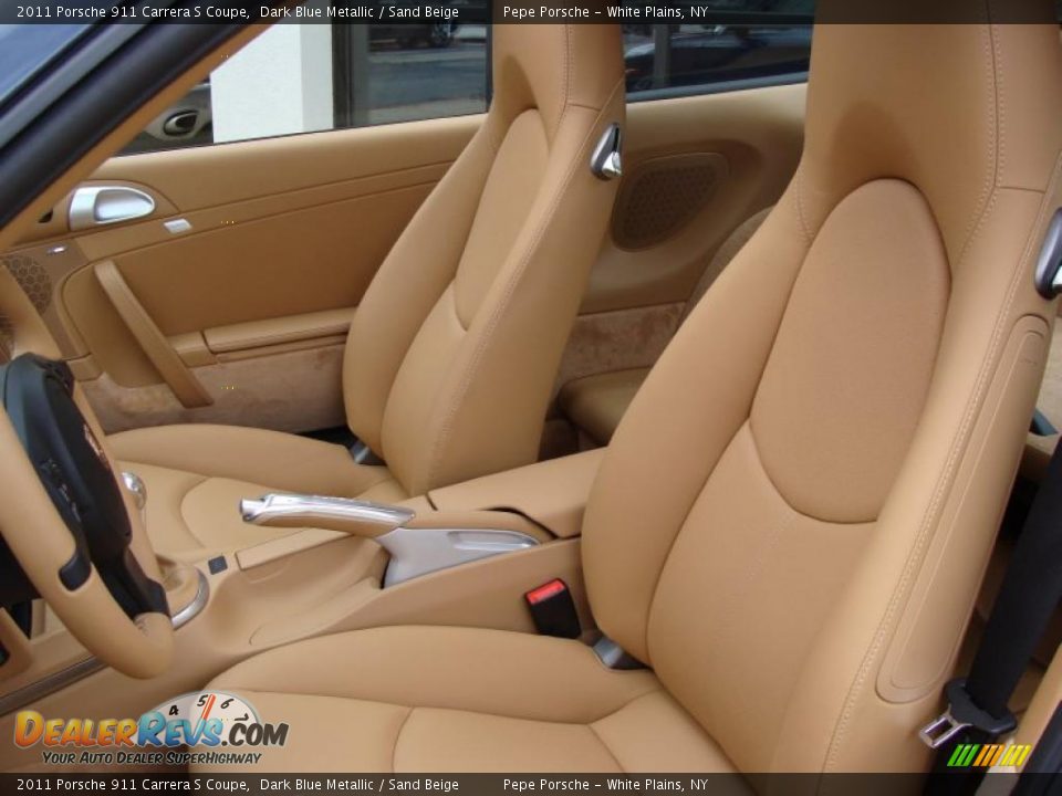 Sand Beige Interior - 2011 Porsche 911 Carrera S Coupe Photo #10