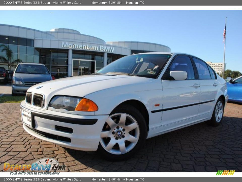 2000 BMW 3 Series 323i Sedan Alpine White / Sand Photo #1