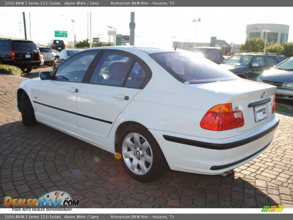 2000 BMW 3 Series 323i Sedan Alpine White / Sand Photo #3