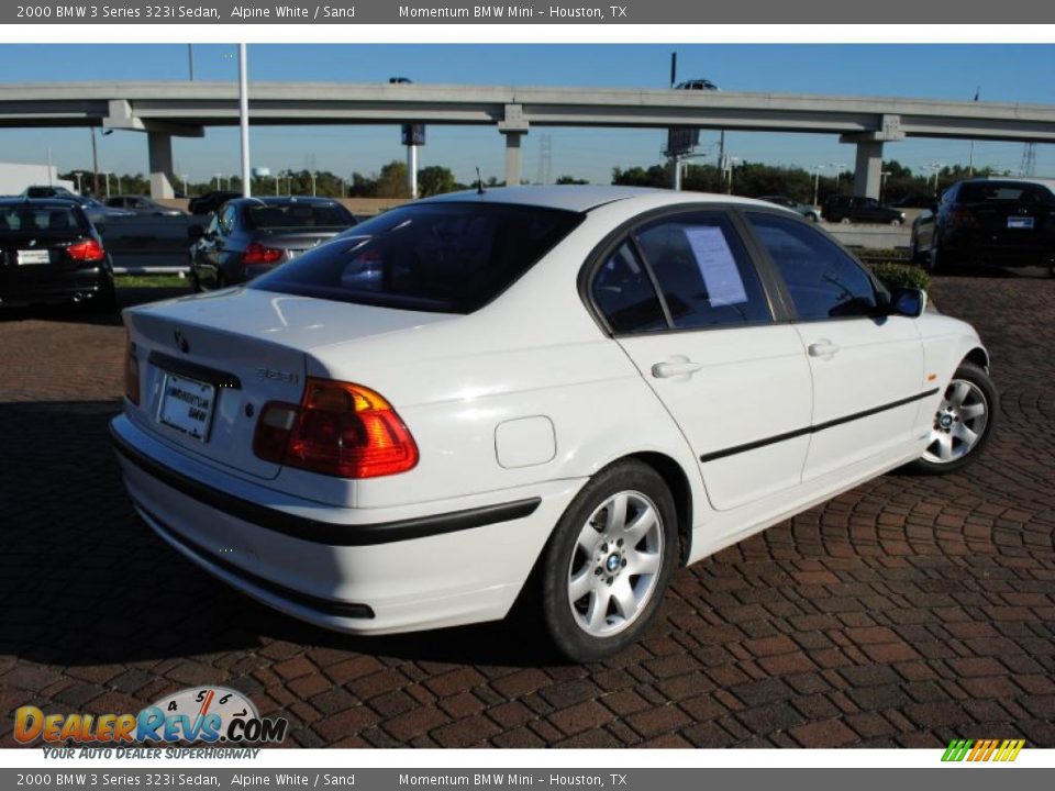 2000 BMW 3 Series 323i Sedan Alpine White / Sand Photo #5
