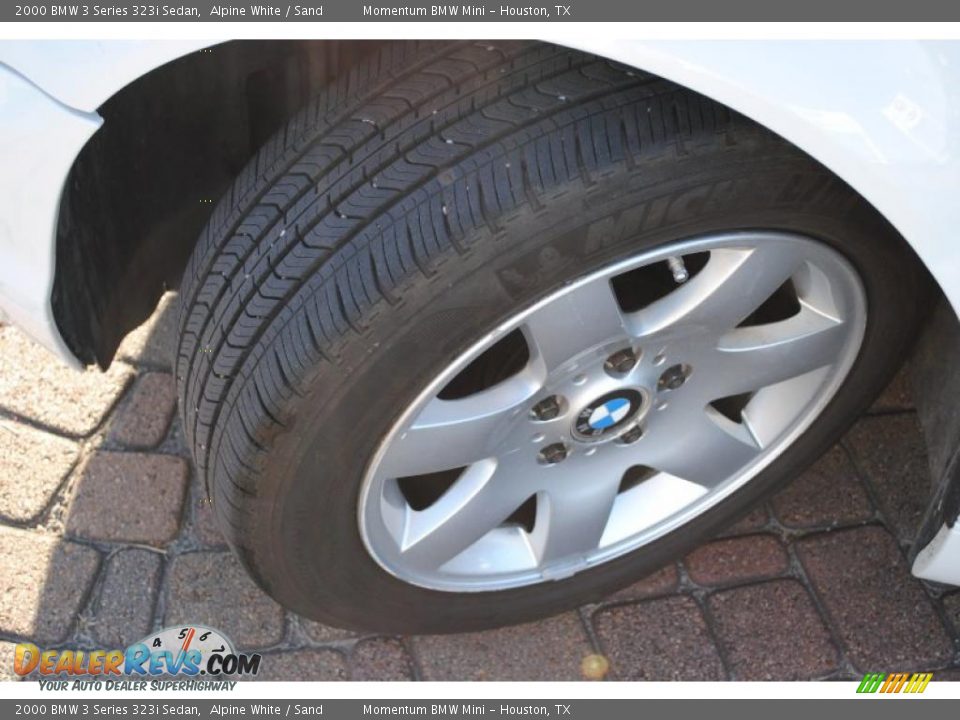 2000 BMW 3 Series 323i Sedan Alpine White / Sand Photo #18