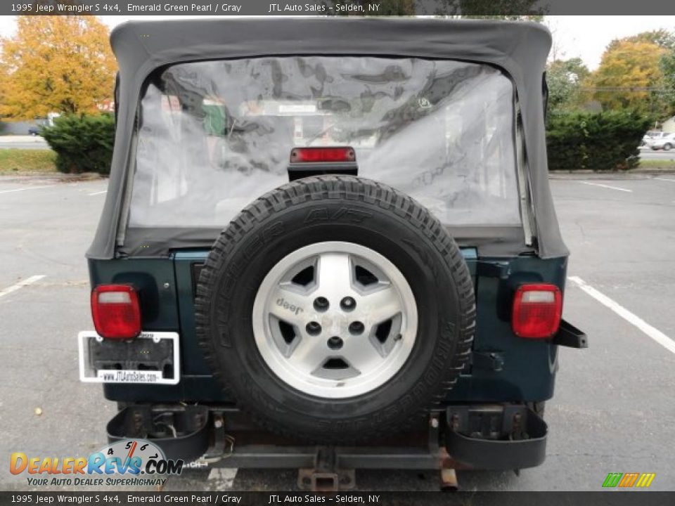 1995 Jeep Wrangler S 4x4 Emerald Green Pearl / Gray Photo #5