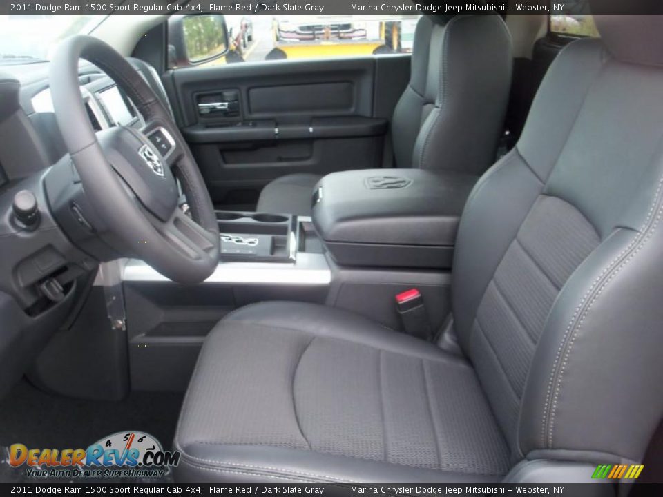 Dark Slate Gray Interior - 2011 Dodge Ram 1500 Sport Regular Cab 4x4 Photo #2