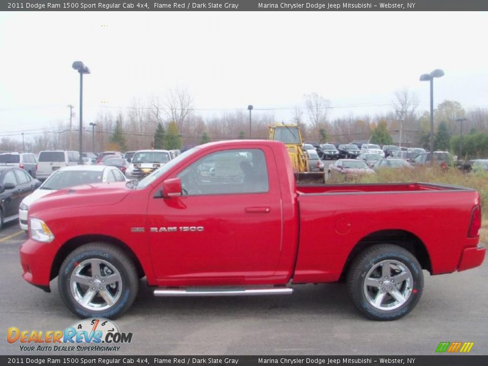 Flame Red 2011 Dodge Ram 1500 Sport Regular Cab 4x4 Photo #10