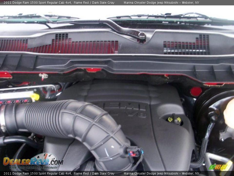 2011 Dodge Ram 1500 Sport Regular Cab 4x4 5.7 Liter HEMI OHV 16-Valve VVT MDS V8 Engine Photo #19