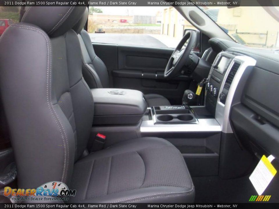 Dark Slate Gray Interior - 2011 Dodge Ram 1500 Sport Regular Cab 4x4 Photo #22