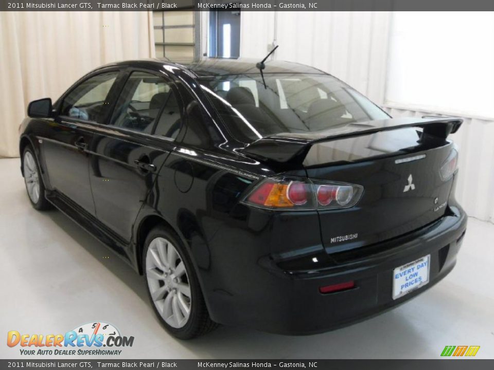 2011 Mitsubishi Lancer GTS Tarmac Black Pearl / Black Photo #2