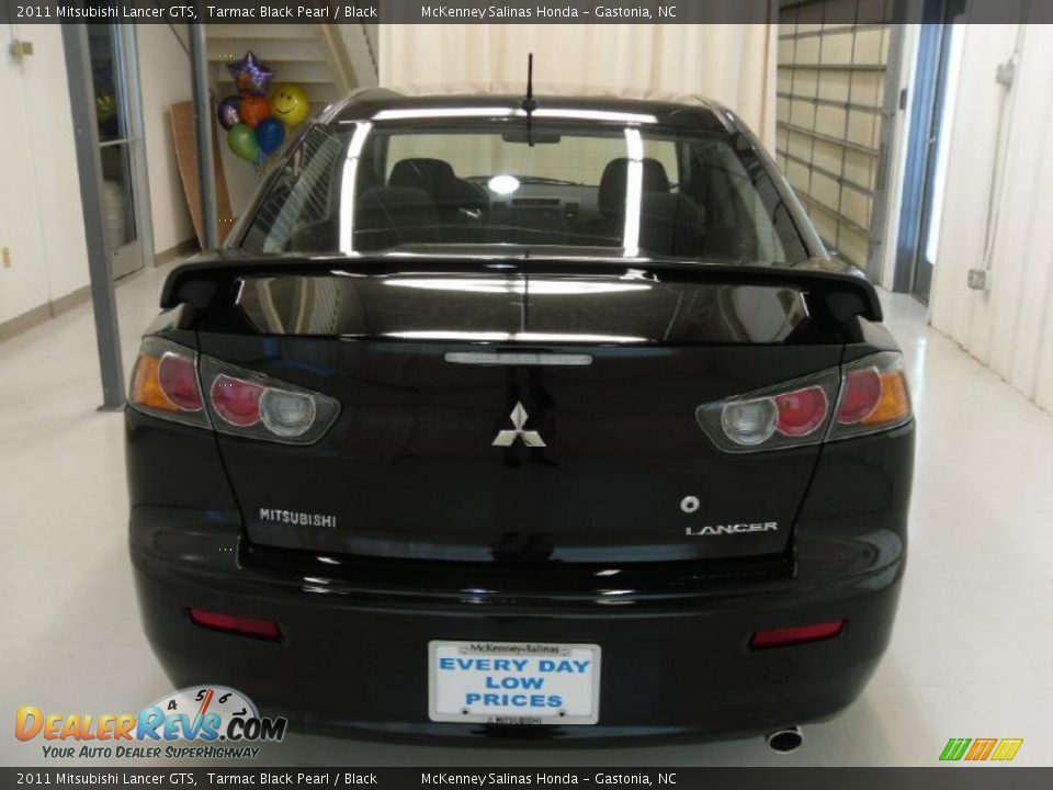 2011 Mitsubishi Lancer GTS Tarmac Black Pearl / Black Photo #3