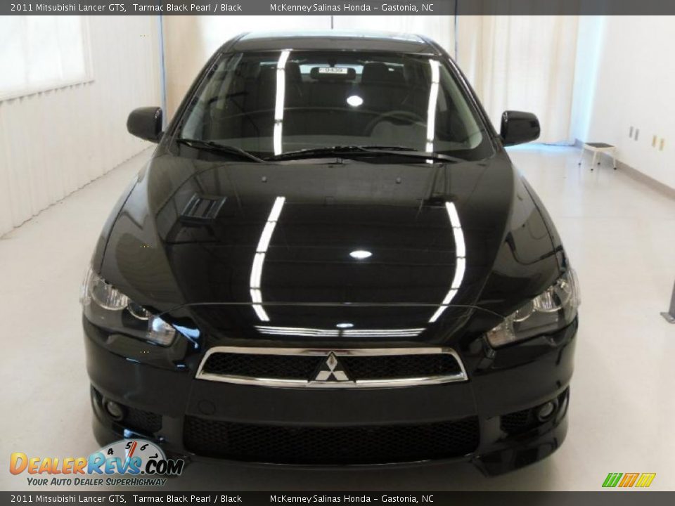 2011 Mitsubishi Lancer GTS Tarmac Black Pearl / Black Photo #6