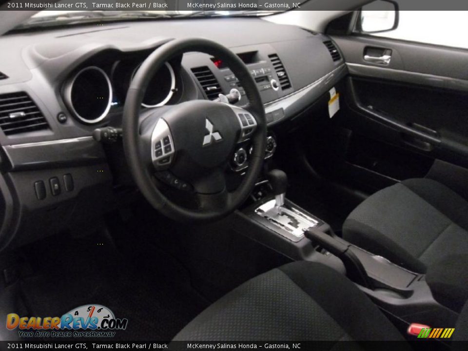 Black Interior - 2011 Mitsubishi Lancer GTS Photo #31