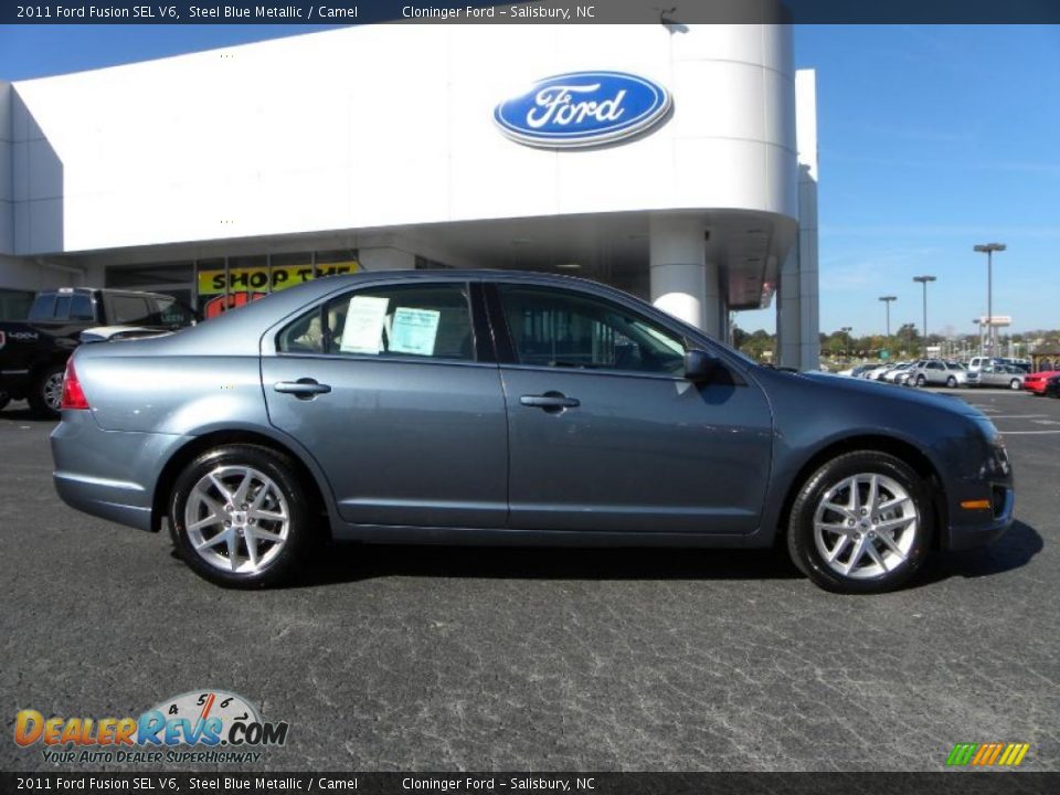 Steel Blue Metallic 2011 Ford Fusion SEL V6 Photo #2