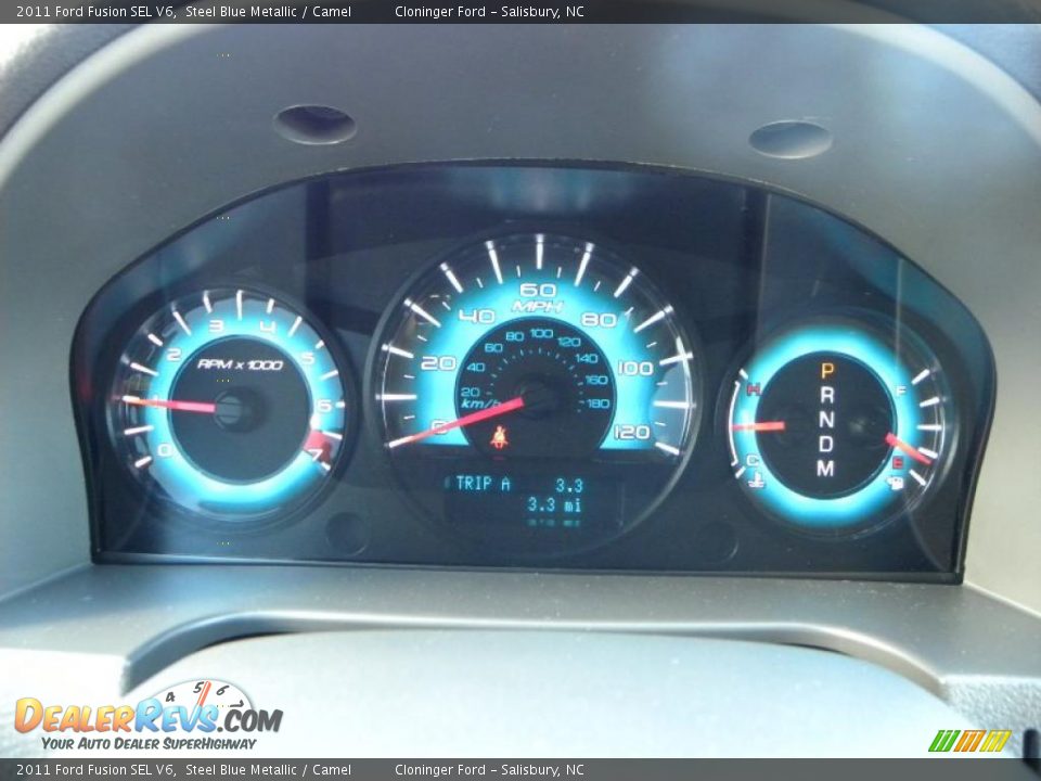 2011 Ford Fusion SEL V6 Gauges Photo #18