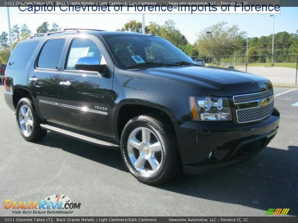 2011 Chevrolet Tahoe LTZ Black Granite Metallic / Light Cashmere/Dark Cashmere Photo #1