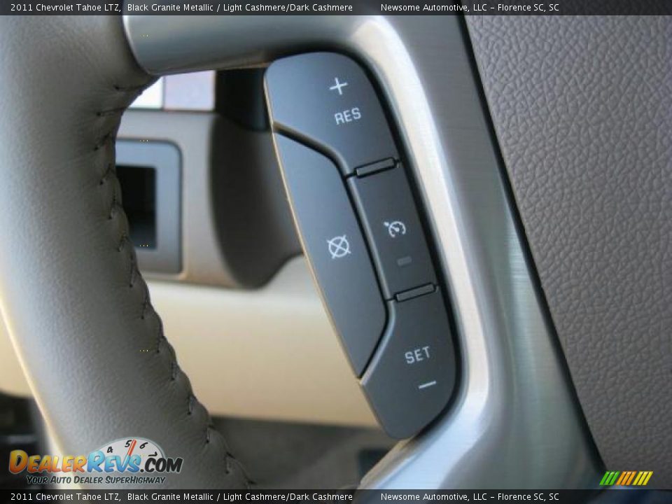 2011 Chevrolet Tahoe LTZ Black Granite Metallic / Light Cashmere/Dark Cashmere Photo #10