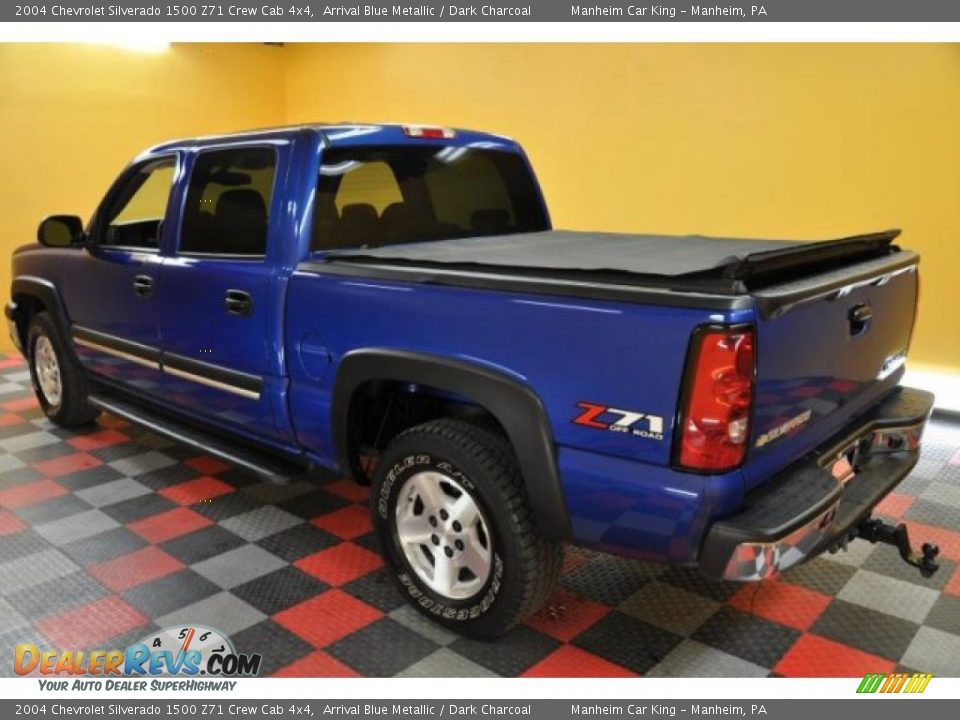 2004 Chevrolet Silverado 1500 Z71 Crew Cab 4x4 Arrival Blue Metallic / Dark Charcoal Photo #3