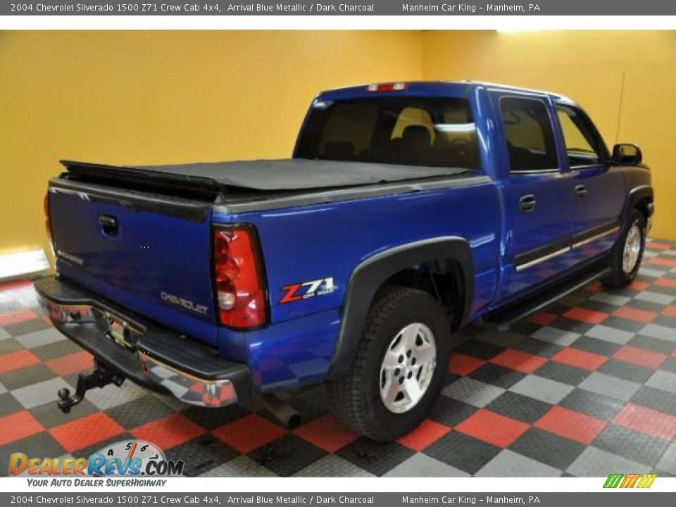 2004 Chevrolet Silverado 1500 Z71 Crew Cab 4x4 Arrival Blue Metallic / Dark Charcoal Photo #4