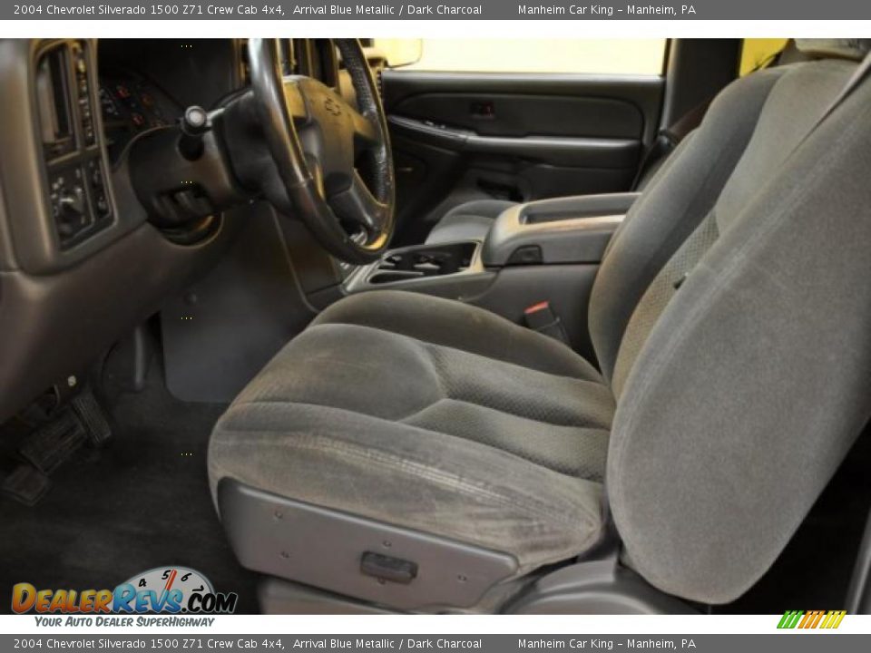 2004 Chevrolet Silverado 1500 Z71 Crew Cab 4x4 Arrival Blue Metallic / Dark Charcoal Photo #9
