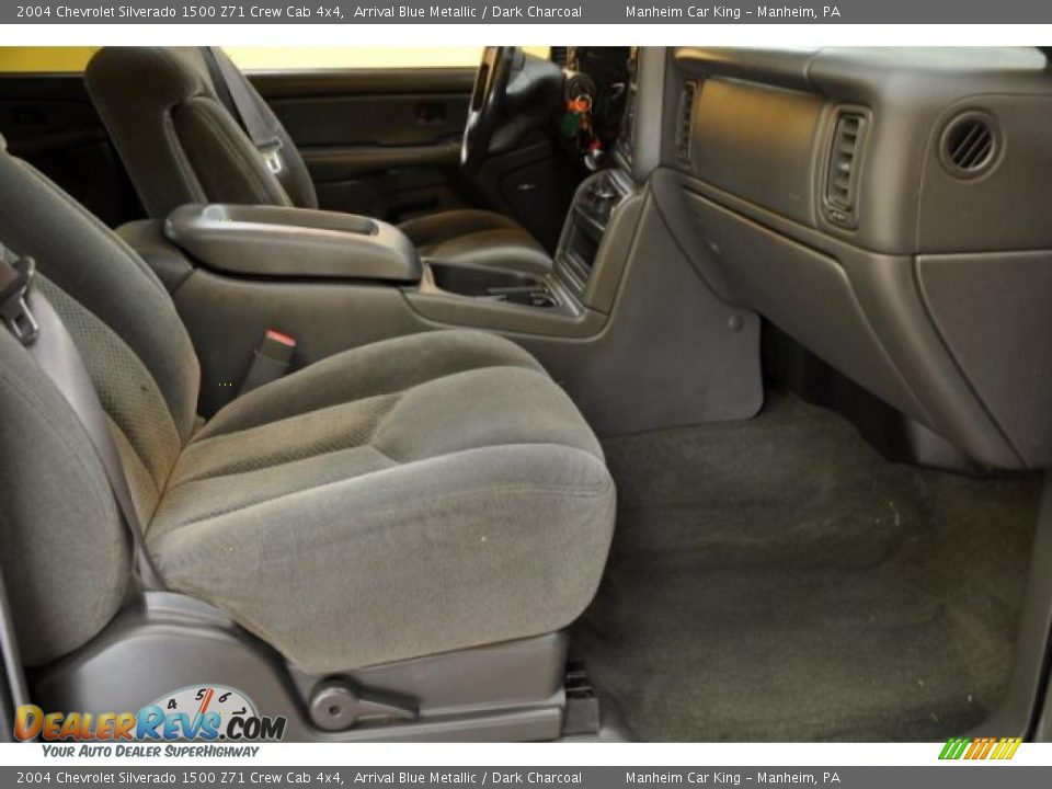 2004 Chevrolet Silverado 1500 Z71 Crew Cab 4x4 Arrival Blue Metallic / Dark Charcoal Photo #13