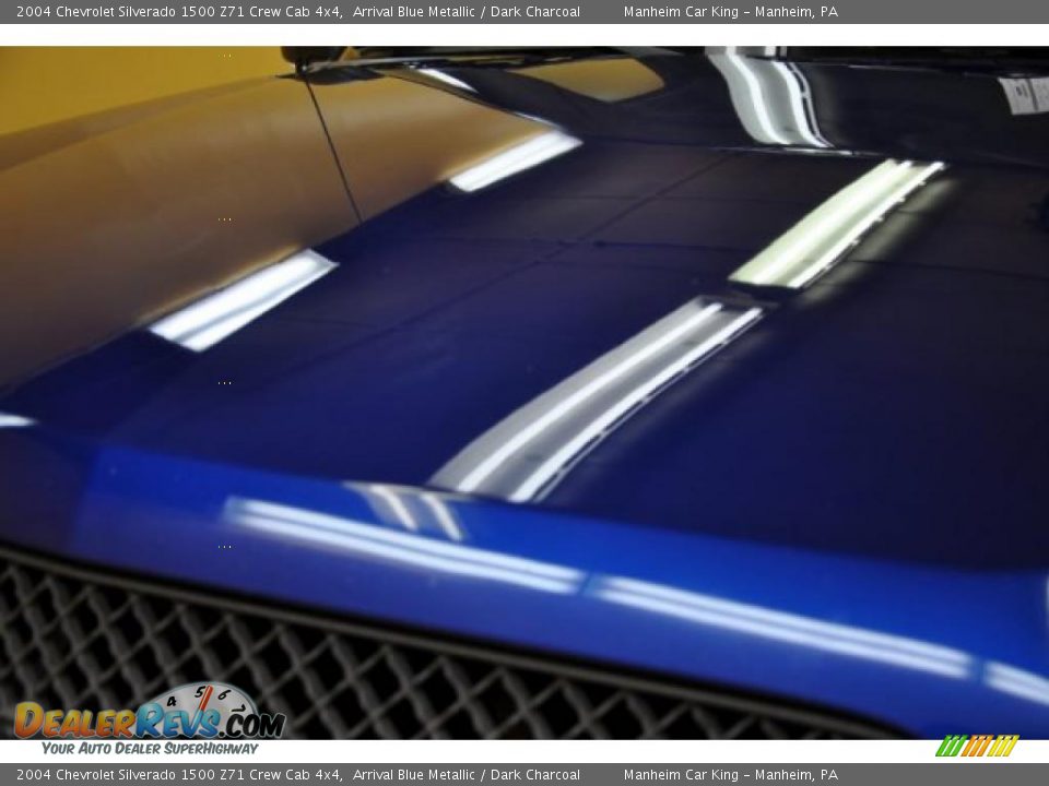 2004 Chevrolet Silverado 1500 Z71 Crew Cab 4x4 Arrival Blue Metallic / Dark Charcoal Photo #16