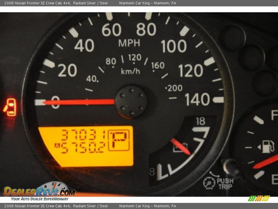 2008 Nissan Frontier SE Crew Cab 4x4 Radiant Silver / Steel Photo #6