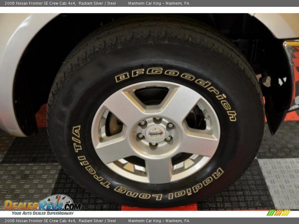 2008 Nissan Frontier SE Crew Cab 4x4 Radiant Silver / Steel Photo #13