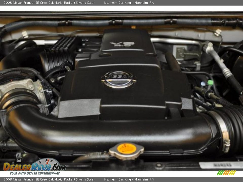 2008 Nissan Frontier SE Crew Cab 4x4 Radiant Silver / Steel Photo #14
