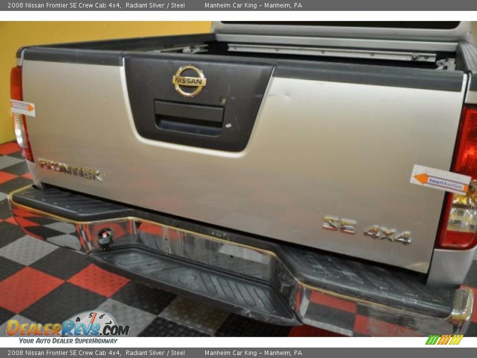 2008 Nissan Frontier SE Crew Cab 4x4 Radiant Silver / Steel Photo #15