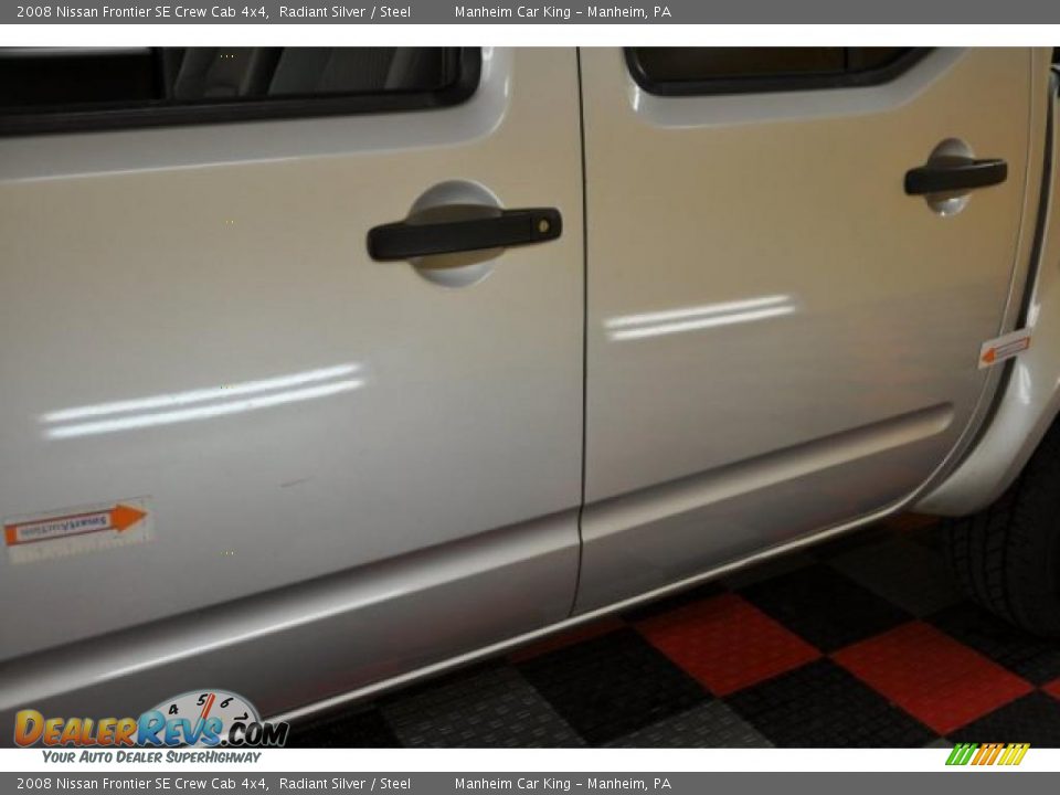 2008 Nissan Frontier SE Crew Cab 4x4 Radiant Silver / Steel Photo #16