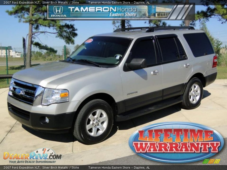 2007 Ford Expedition XLT Silver Birch Metallic / Stone Photo #1