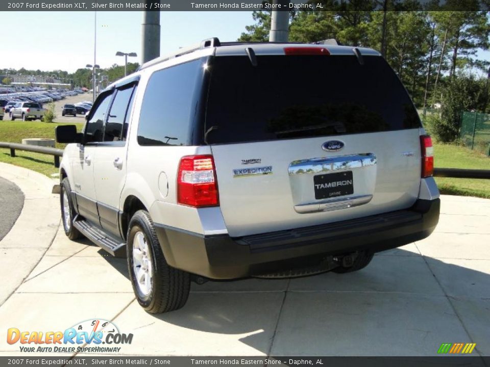 2007 Ford Expedition XLT Silver Birch Metallic / Stone Photo #6