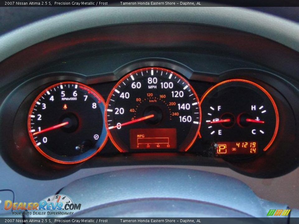 2007 Nissan Altima 2.5 S Precision Gray Metallic / Frost Photo #18