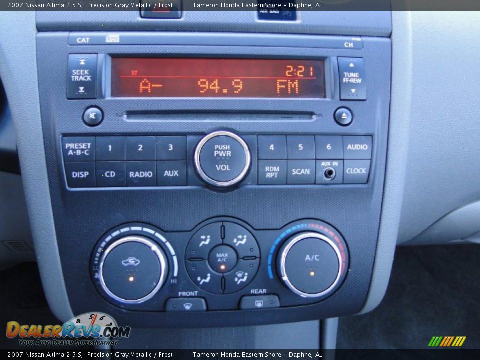 2007 Nissan Altima 2.5 S Precision Gray Metallic / Frost Photo #23