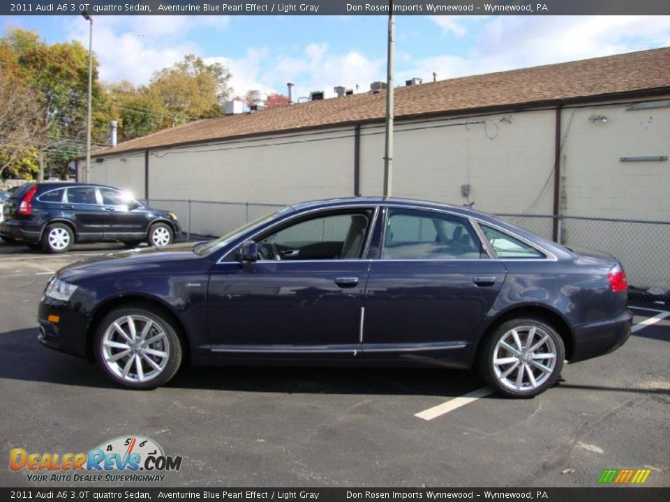 Aventurine Blue Pearl Effect 2011 Audi A6 3.0T quattro Sedan Photo #11