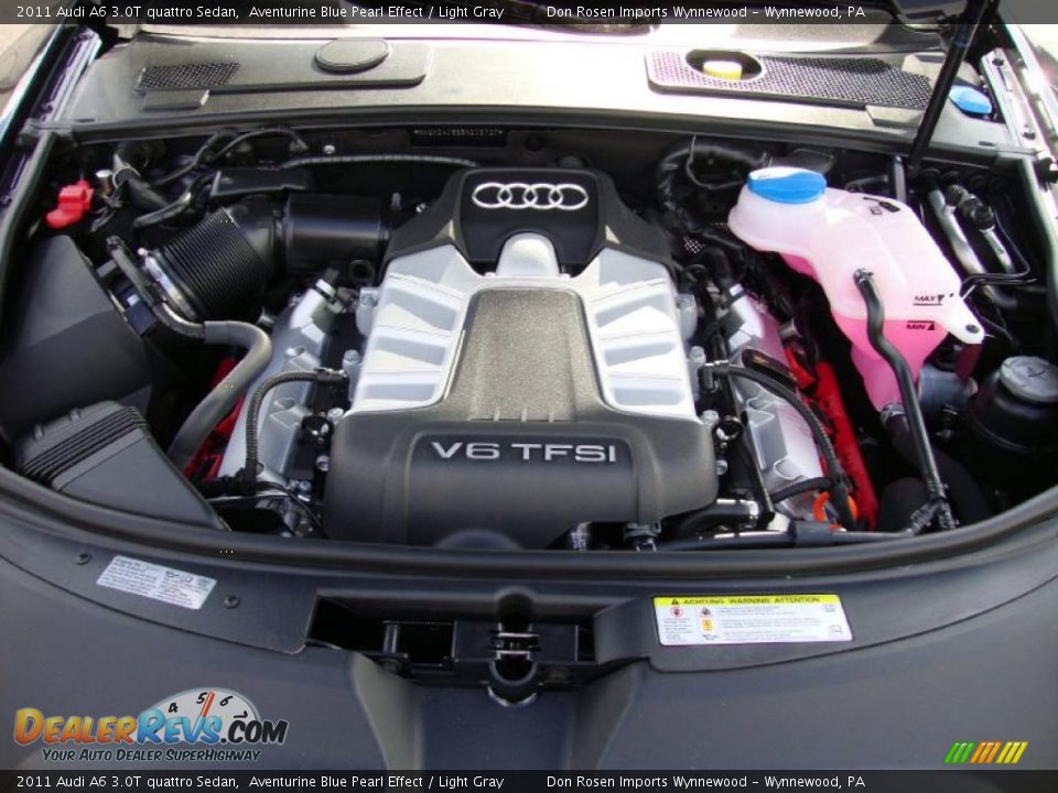 2011 Audi A6 3.0T quattro Sedan 3.0 Liter FSI Supercharged DOHC 24-Valve VVT V6 Engine Photo #29
