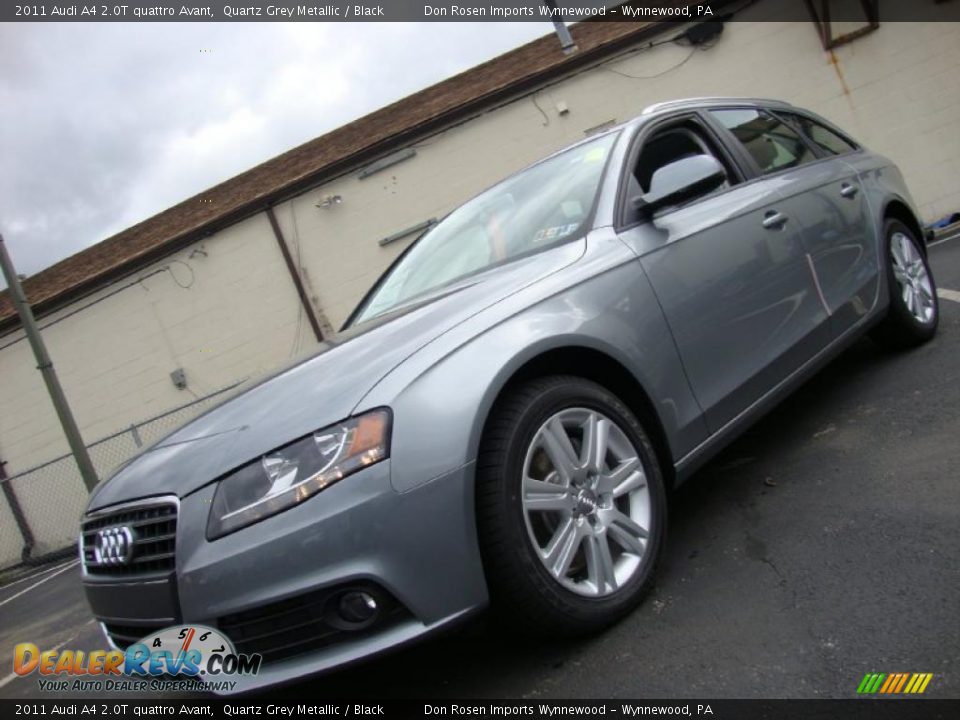 2011 Audi A4 2.0T quattro Avant Quartz Grey Metallic / Black Photo #1