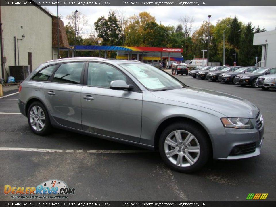 2011 Audi A4 2.0T quattro Avant Quartz Grey Metallic / Black Photo #6