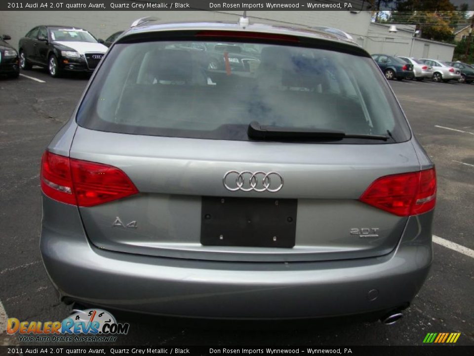 2011 Audi A4 2.0T quattro Avant Quartz Grey Metallic / Black Photo #9