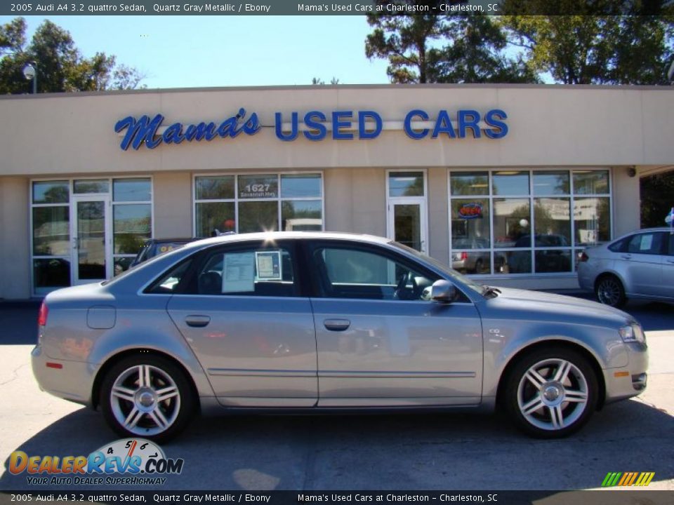 2005 Audi A4 3.2 quattro Sedan Quartz Gray Metallic / Ebony Photo #1