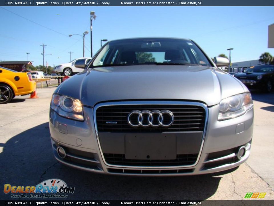 2005 Audi A4 3.2 quattro Sedan Quartz Gray Metallic / Ebony Photo #3